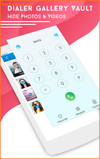 Dialer Gallery Vault - Hide Photos & Videos screenshot