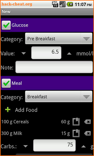 DiaLog: Diabetes Logbook screenshot