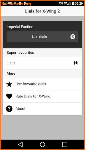 Dials For X-Wing 2 - Empire screenshot