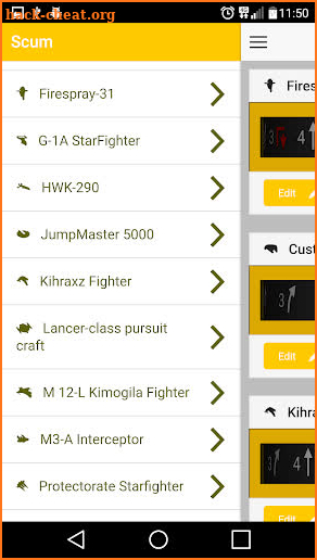 Dials For X-Wing 2 - Scum screenshot