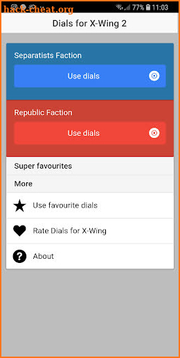 Dials For X-Wing 2 - Separatists/Republic screenshot