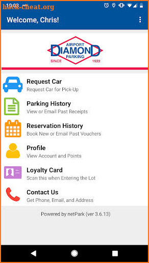 Diamond Airport Parking screenshot