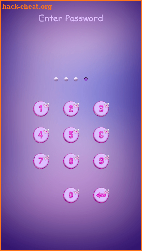 Diamond Butterfly Zipper Screen Lock screenshot