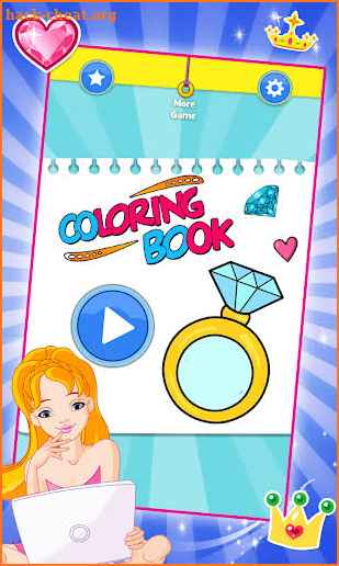 Diamond Coloring and Drawing for kids screenshot