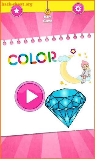 Diamond Coloring and Drawing for kids 2 screenshot