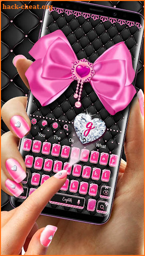 Diamond Glamour Bow keyboard screenshot