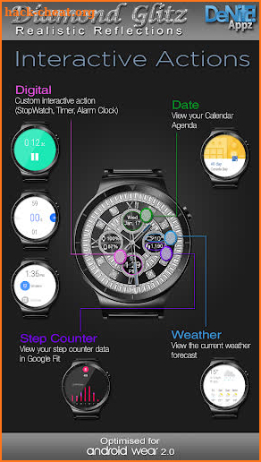 Diamond Glitz HD Watch Face screenshot