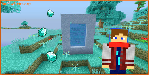 Diamond Portal mod for Minecraft screenshot