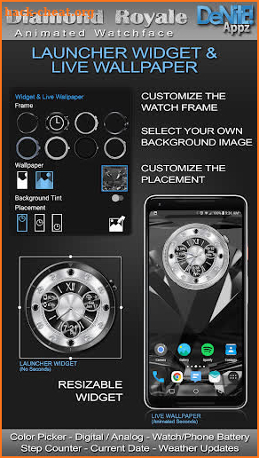 Diamond Royale HD Watch Face screenshot