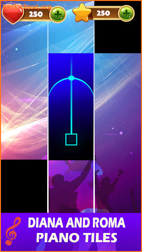 Diana and Roma Piano Tiles screenshot