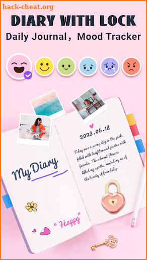 Diary with Lock: Daily Journal screenshot