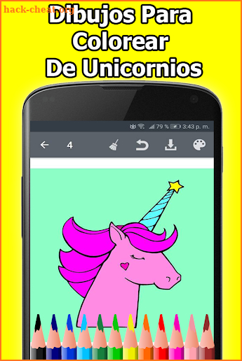 Dibujos Para Colorear De Unicornios Gratis screenshot