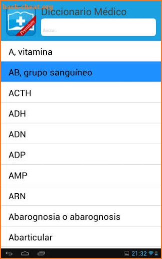 Diccionario Médico screenshot