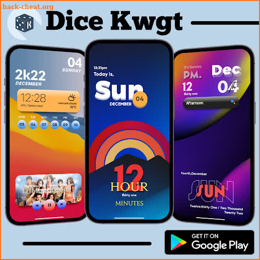 Dice KWGT screenshot