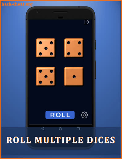 Dice rolling - 3D dice roller screenshot