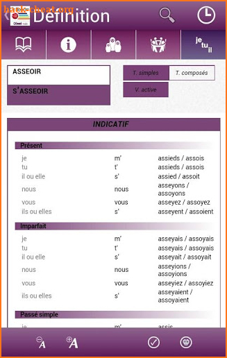 Dictionnaire Le Robert Mobile screenshot