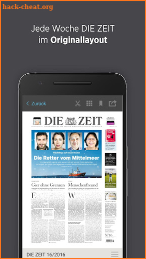 DIE ZEIT E-Paper App screenshot