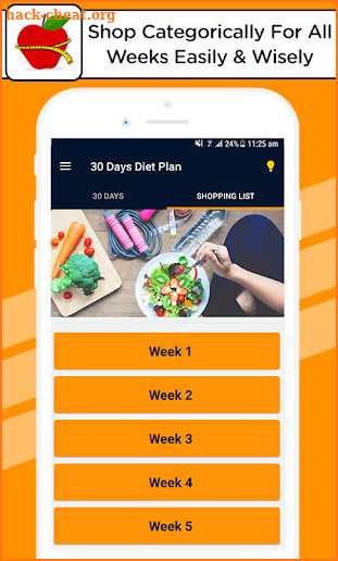 Diet Plan for Weight Loss, Fitness Food Plan screenshot