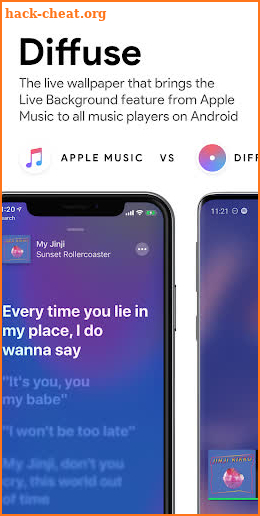 Diffuse - Apple Music Live Wallpaper 📀 screenshot