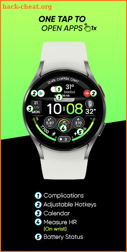 Digi Dash Clock - Watch Face screenshot