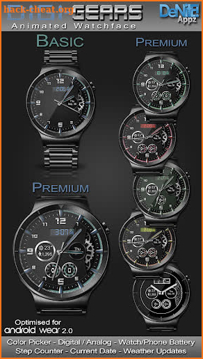 Digi-Gears HD Watch Face screenshot