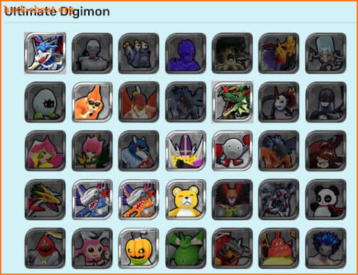 Digimon ReA Dex screenshot