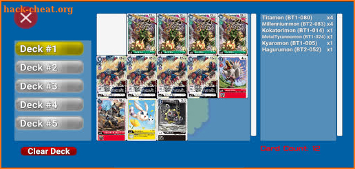 Digimon TCG Companion screenshot