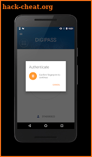 DIGIPASS® App screenshot