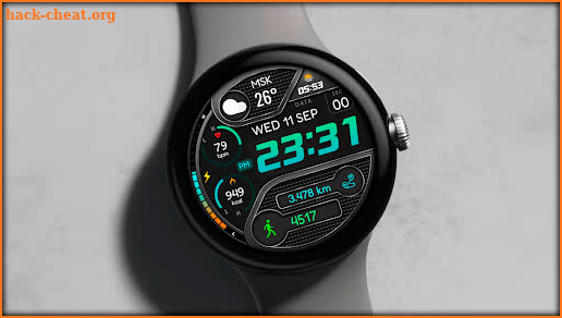 Digital Berulyk Watch Face screenshot