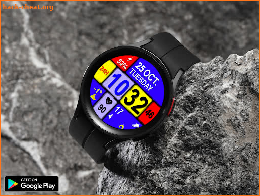 DIGITAL BIG Watchface WearOS screenshot