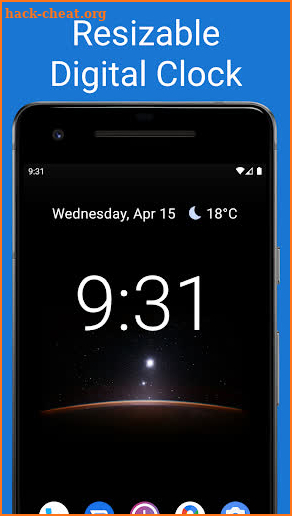 Digital Clock with Time Announcer screenshot