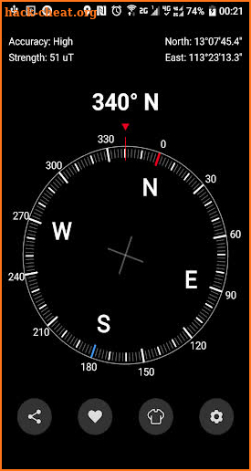 Digital Compass for Android screenshot