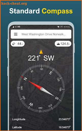 Digital Compass Free – Smart Compass for Android screenshot