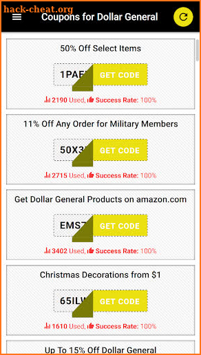 Digital Dollar Coupons for DG screenshot