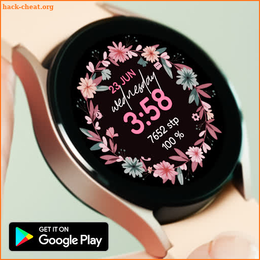 Digital Flowers Watchface screenshot