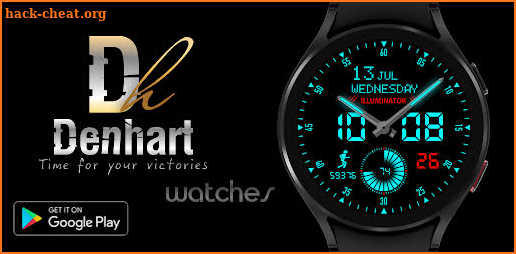 Digital ILLUMINATOR WatchFace screenshot