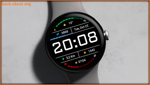 Digital Kornus Watch face screenshot