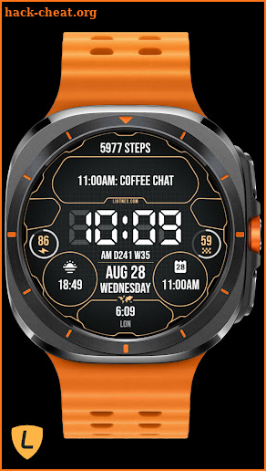 Digital Pure Watch Face 056 screenshot