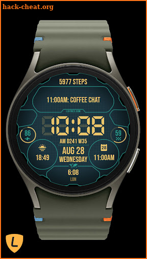 Digital Pure Watch Face 056 screenshot