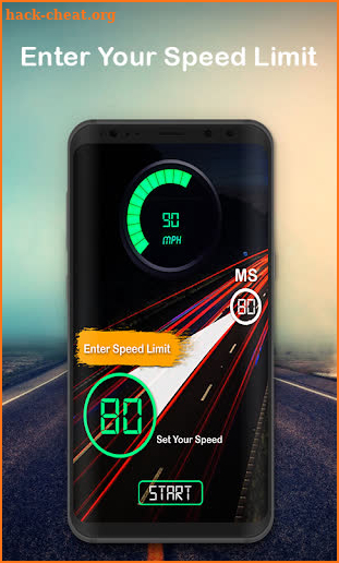 Digital Speedometer, Nearby Places, Speed Limit screenshot