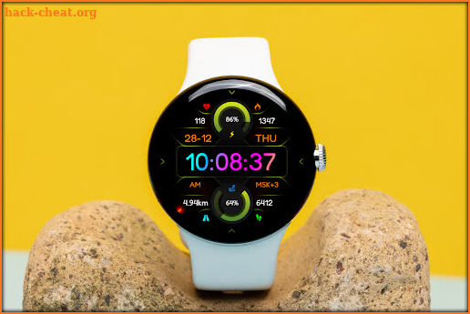 Digital Sport Color Watchface screenshot