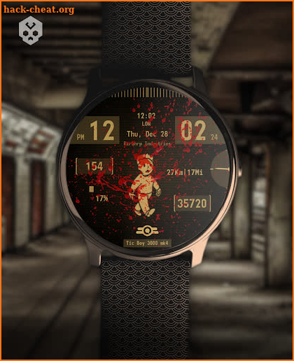 Digital Tic Boy Watch Face screenshot