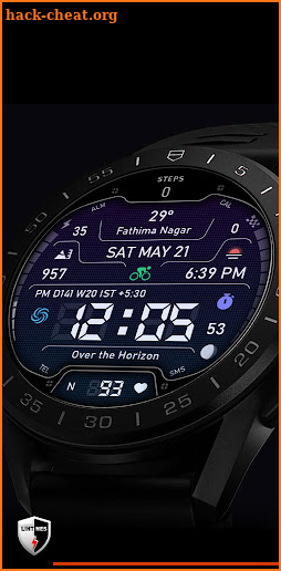 Digital Watch Face 035 screenshot