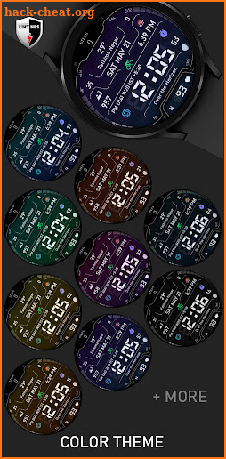 Digital Watch Face 035 screenshot