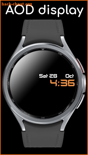 Digital Watch Face CRC080 screenshot