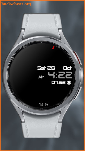 Digital Watch Face CRC080 screenshot