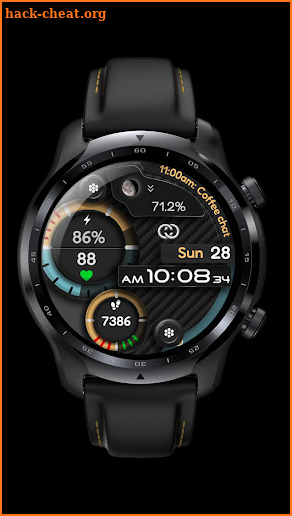 Digital Watch Face CUE111 screenshot