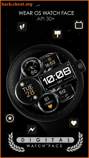 Digital Watch Face - Dream 27 screenshot