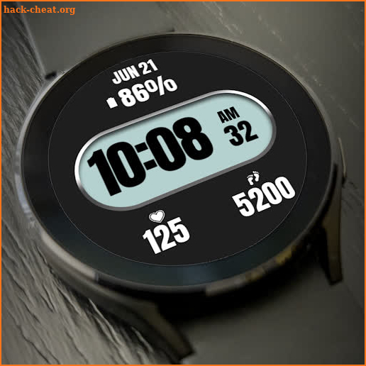 Digital Watch Face Key 001 screenshot