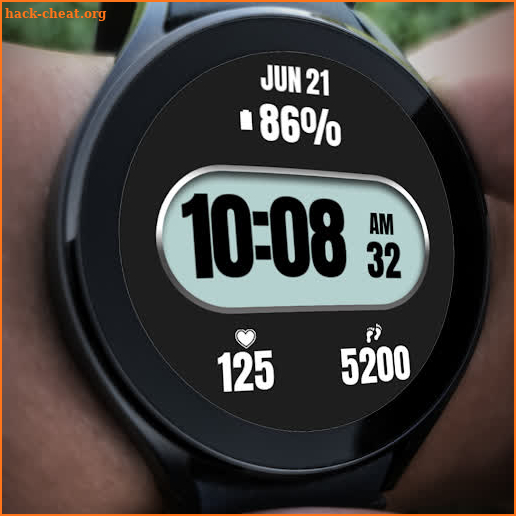 Digital Watch Face Key 001 screenshot